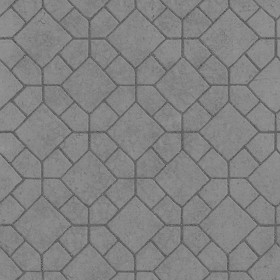 Textures   -   ARCHITECTURE   -   PAVING OUTDOOR   -   Concrete   -   Blocks damaged  - Concrete paving outdoor damaged texture seamless 05536 - Displacement