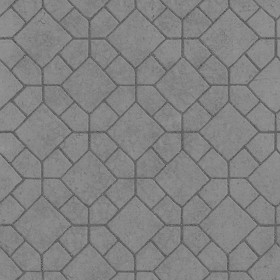 Textures   -   ARCHITECTURE   -   PAVING OUTDOOR   -   Concrete   -   Blocks damaged  - Concrete paving outdoor damaged texture seamless 05536 - Displacement