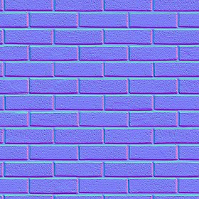Textures   -   ARCHITECTURE   -  BRICKS  -   Facing Bricks   -   Smooth  - Facing smooth bricks texture seamless 00306 - Normal