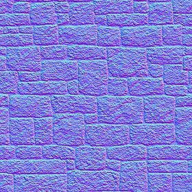 Textures   -   ARCHITECTURE   -   STONES WALLS   -   Stone blocks  - Wall stone with regular blocks texture seamless 08349 - Normal