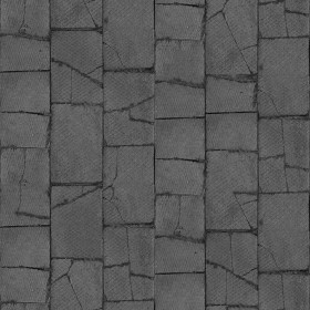 Textures   -   ARCHITECTURE   -   PAVING OUTDOOR   -   Concrete   -   Blocks damaged  - Concrete paving outdoor damaged texture seamless 05537 - Displacement