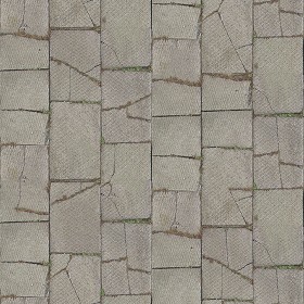 Textures   -   ARCHITECTURE   -   PAVING OUTDOOR   -   Concrete   -  Blocks damaged - Concrete paving outdoor damaged texture seamless 05537