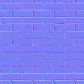 Textures   -   ARCHITECTURE   -   BRICKS   -   Facing Bricks   -   Smooth  - Facing smooth bricks texture seamless 00307 - Normal