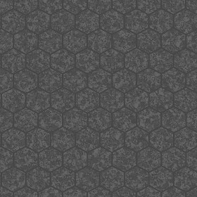 Textures   -   ARCHITECTURE   -   PAVING OUTDOOR   -   Hexagonal  - Granite paving outdoor hexagonal texture seamless 06039 - Specular