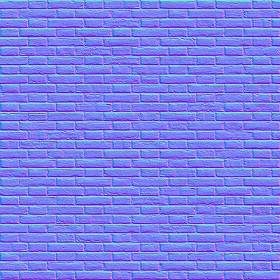 Textures   -   ARCHITECTURE   -   BRICKS   -   Facing Bricks   -   Rustic  - Rustic bricks texture seamless 00231 - Normal