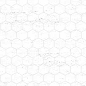 Textures   -   ARCHITECTURE   -   PAVING OUTDOOR   -   Hexagonal  - Travertine paving outdoor hexagonal texture seamless 06040 - Ambient occlusion