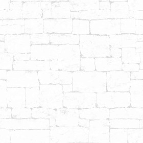 Textures   -   ARCHITECTURE   -   STONES WALLS   -   Stone blocks  - Wall stone with regular blocks texture seamless 08350 - Ambient occlusion