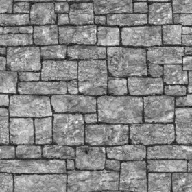 Textures   -   ARCHITECTURE   -   STONES WALLS   -   Stone blocks  - Wall stone with regular blocks texture seamless 08350 - Displacement