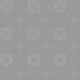 Textures   -   ARCHITECTURE   -   TILES INTERIOR   -   Cement - Encaustic   -   Cement  - Cement concrete tile texture seamless 13373 - Displacement