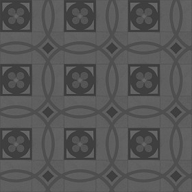 Textures   -   ARCHITECTURE   -   TILES INTERIOR   -   Cement - Encaustic   -   Cement  - Cement concrete tile texture seamless 13373 - Specular