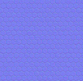 Textures   -   ARCHITECTURE   -   PAVING OUTDOOR   -   Hexagonal  - Stone paving outdoor hexagonal texture seamless 17017 - Normal