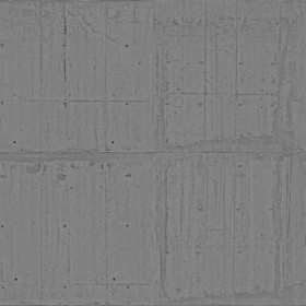 Textures   -   ARCHITECTURE   -   CONCRETE   -   Plates   -   Dirty  - Concrete dirt plates wall texture seamless 01754 - Displacement