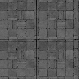 Textures   -   ARCHITECTURE   -   PAVING OUTDOOR   -   Concrete   -   Blocks damaged  - Concrete paving outdoor damaged texture seamless 05485 - Displacement