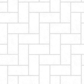 Textures   -   ARCHITECTURE   -   PAVING OUTDOOR   -   Concrete   -   Herringbone  - Concrete paving herringbone outdoor texture seamless 05798 - Ambient occlusion
