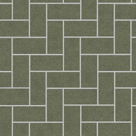 Textures   -   ARCHITECTURE   -   PAVING OUTDOOR   -   Concrete   -   Herringbone  - Concrete paving herringbone outdoor texture seamless 05798 (seamless)