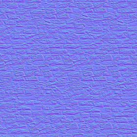 Textures   -   ARCHITECTURE   -   BRICKS   -   Damaged bricks  - Damaged bricks texture seamless 00107 - Normal