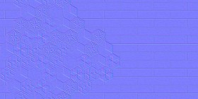 Textures   -   ARCHITECTURE   -   TILES INTERIOR   -   Hexagonal mixed  - Hexagonal tile texture seamless 16870 - Normal