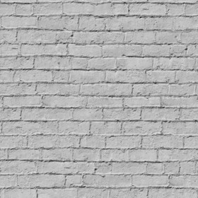 Textures   -   ARCHITECTURE   -   BRICKS   -   White Bricks  - White bricks texture seamless 00495 - Displacement