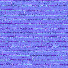 Textures   -   ARCHITECTURE   -   BRICKS   -   White Bricks  - White bricks texture seamless 00495 - Normal