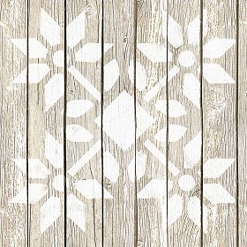 Textures   -   ARCHITECTURE   -   WOOD FLOORS   -  Decorated - Parquet decorated stencil texture seamless 04684