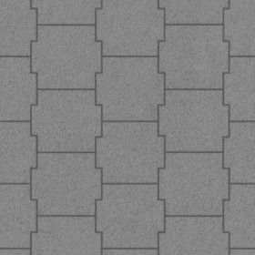 Textures   -   ARCHITECTURE   -   PAVING OUTDOOR   -   Concrete   -   Blocks mixed  - Paving concrete mixed size texture seamless 05620 - Displacement