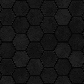 Textures   -   ARCHITECTURE   -   PAVING OUTDOOR   -   Hexagonal  - Concrete paving hexagon PBR texture seamless 21842 - Specular