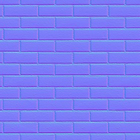 Textures   -   ARCHITECTURE   -   BRICKS   -   Facing Bricks   -   Smooth  - Facing smooth bricks texture seamless 00310 - Normal