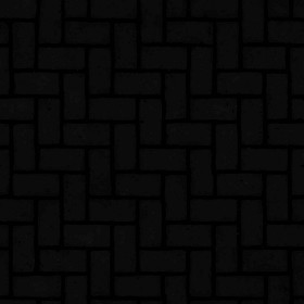 Textures   -   ARCHITECTURE   -   PAVING OUTDOOR   -   Concrete   -   Herringbone  - Concrete paving herringbone outdoor texture seamless 05851 - Specular