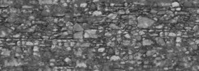 Textures   -   ARCHITECTURE   -   STONES WALLS   -   Damaged walls  - Old damaged wall stone texture seamless 18351 - Displacement