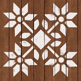 Textures   -   ARCHITECTURE   -   WOOD FLOORS   -   Decorated  - Parquet decorated stencil texture seamless 04687 (seamless)