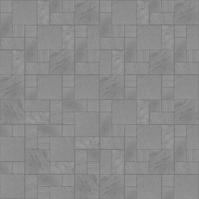 Textures   -   ARCHITECTURE   -   PAVING OUTDOOR   -   Pavers stone   -   Blocks mixed  - Pavers stone mixed size texture seamless 06149 - Displacement