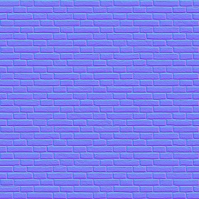 Textures   -   ARCHITECTURE   -   BRICKS   -   Facing Bricks   -   Rustic  - Rustic bricks texture seamless 00236 - Normal