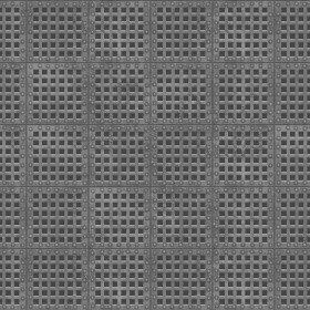 Textures   -   MATERIALS   -   METALS   -   Perforated  - Rusty iron industrial perforate metal texture seamless 10534 - Displacement