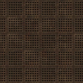 Textures   -   MATERIALS   -   METALS   -   Perforated  - Rusty iron industrial perforate metal texture seamless 10534 - Specular