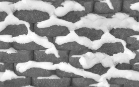 Textures   -   ARCHITECTURE   -   BRICKS   -   Special Bricks  - Snow bricks texture seamless 17105 - Displacement