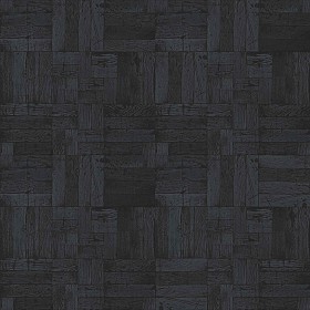 Textures   -   ARCHITECTURE   -   WOOD FLOORS   -   Parquet square  - Old dark wood flooring square texture seamless 20479 - Specular