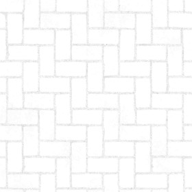 Textures   -   ARCHITECTURE   -   PAVING OUTDOOR   -   Concrete   -   Herringbone  - Concrete paving herringbone outdoor texture seamless 05853 - Ambient occlusion