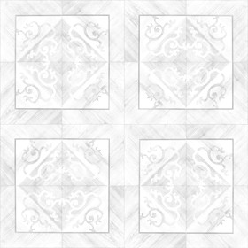 Textures   -   ARCHITECTURE   -   WOOD FLOORS   -   Geometric pattern  - Parquet geometric pattern texture seamless 04785 - Ambient occlusion