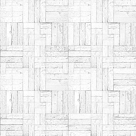 Textures   -   ARCHITECTURE   -   WOOD FLOORS   -   Parquet square  - Old dark wood flooring square texture seamless 20480 - Ambient occlusion