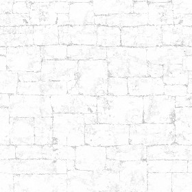 Textures   -   ARCHITECTURE   -   STONES WALLS   -   Stone blocks  - Wall stone with regular blocks texture seamless 08356 - Ambient occlusion