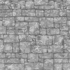 Textures   -   ARCHITECTURE   -   STONES WALLS   -   Stone blocks  - Wall stone with regular blocks texture seamless 08356 - Displacement