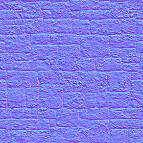 Textures   -   ARCHITECTURE   -   STONES WALLS   -   Stone blocks  - Wall stone with regular blocks texture seamless 08356 - Normal