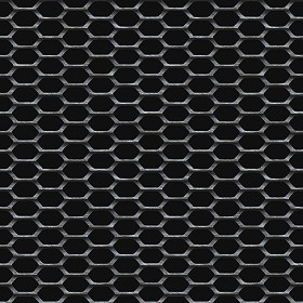 Textures   -   MATERIALS   -   METALS   -   Perforated  - Mesh steel perforate metal texture seamless 10536 - Specular