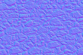Textures   -   ARCHITECTURE   -   STONES WALLS   -   Damaged walls  - old damaged wall stone texture seamless 21356 - Normal