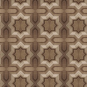 Textures   -   ARCHITECTURE   -   WOOD FLOORS   -  Geometric pattern - Parquet geometric pattern texture seamless 04786