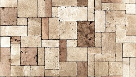Textures   -   ARCHITECTURE   -   PAVING OUTDOOR   -   Pavers stone   -   Blocks mixed  - Pavers stone mixed size texture seamless 06151 (seamless)
