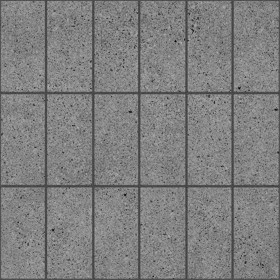 Textures   -   ARCHITECTURE   -   PAVING OUTDOOR   -   Concrete   -   Blocks regular  - Paving outdoor concrete regular block texture seamless 05690 - Displacement