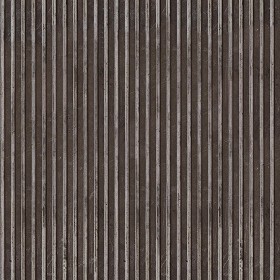 Textures   -   MATERIALS   -   METALS   -  Corrugated - Steel corrugated rusty metal texture seamless 09982