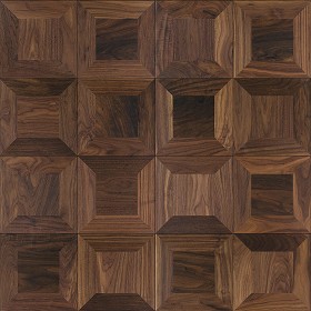 Textures   -   ARCHITECTURE   -   WOOD FLOORS   -  Parquet square - American walnut square wood flooring texture seamless 21058