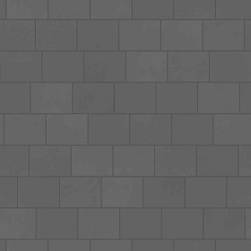 Textures   -   ARCHITECTURE   -   TILES INTERIOR   -   Stone tiles  - Black slate tile texture seamless 21166 - Displacement